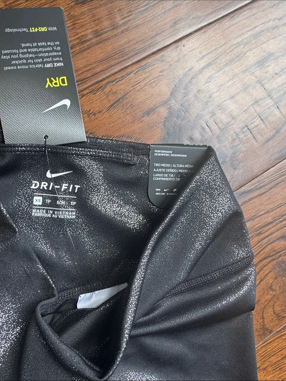 Nike Dri Fit Sparkle High-Rise Leggings